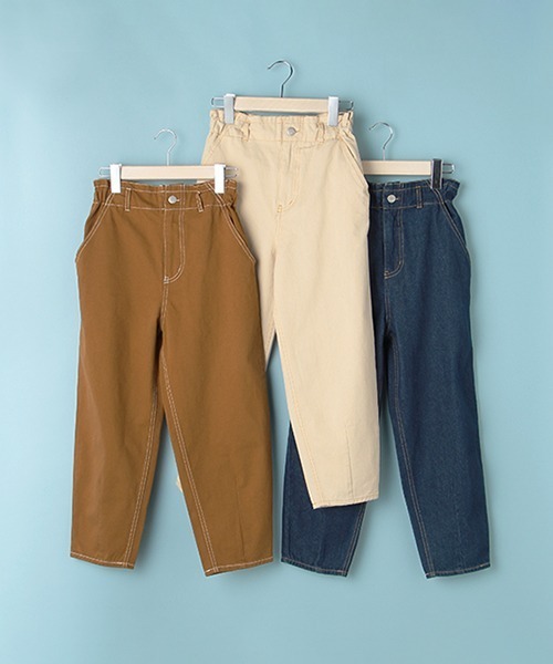 Lindsay（リンジィ）の「イージーテーパードパンツ（その他パンツ・キッズ・ネイビー/ブラウン/ライトベージュ・M/L/S）」の18枚目の写真