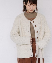 POU DOU DOU | 2wayパッチワークニット(ニット/セーター)