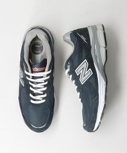 NEW BALANCE（ニューバランス）の「＜New Balance（ニューバランス）＞ M990 V3 USA/スニーカー □□（スニーカー・メンズ・ブラック/ネイビー/ライトグレー・29cm/28cm/25cm/27.5cm/28.5cm/25.5cm/26.5cm/26cm/27cm）」の3枚目の写真