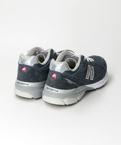 NEW BALANCE（ニューバランス）の「＜New Balance（ニューバランス）＞ M990 V3 USA/スニーカー □□（スニーカー・メンズ・ブラック/ネイビー/ライトグレー・29cm/28cm/25cm/27.5cm/28.5cm/25.5cm/26.5cm/26cm/27cm）」の7枚目の写真