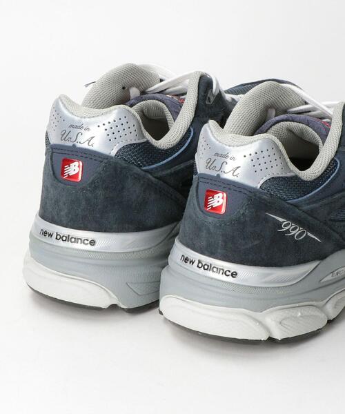 NEW BALANCE（ニューバランス）の「＜New Balance（ニューバランス）＞ M990 V3 USA/スニーカー □□（スニーカー・メンズ・ブラック/ネイビー/ライトグレー・29cm/28cm/25cm/27.5cm/28.5cm/25.5cm/26.5cm/26cm/27cm）」の9枚目の写真