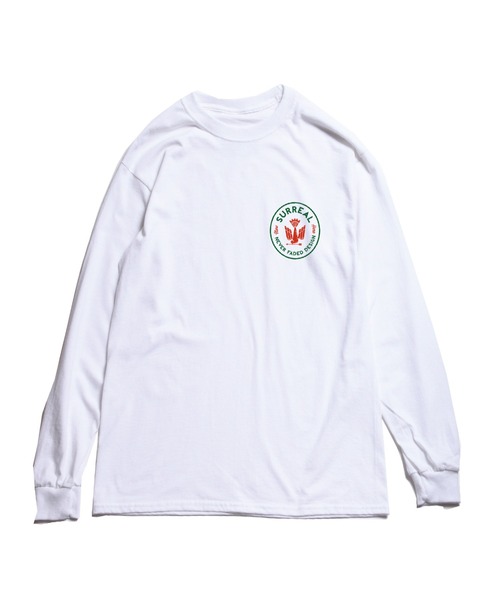 SURREAL（シュルリアル）の「【SURREAL/シュルリアル】Jaxon_L/S Print T-Shirt（Tシャツ/カットソー・メンズ・ネイビー/ブラウン/ホワイト・MEDIUM/SMALL/X-LARGE）」の2枚目の写真