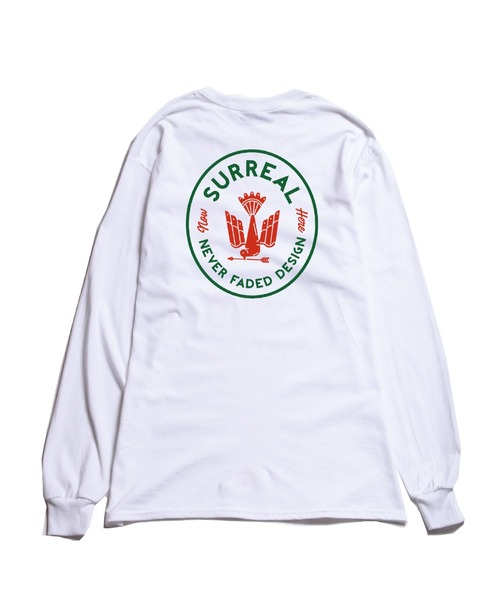 SURREAL（シュルリアル）の「【SURREAL/シュルリアル】Jaxon_L/S Print T-Shirt（Tシャツ/カットソー・メンズ・ネイビー/ブラウン/ホワイト・MEDIUM/SMALL/X-LARGE）」の5枚目の写真