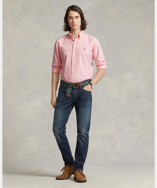 POLO RALPH LAUREN(ポロ ラルフ ローレン)の「アイコニック オックスフォード シャツ(シャツ/ブラウス・メンズ・ピンク・L/XL/M/XXL/S/XS)」の4枚目の写真