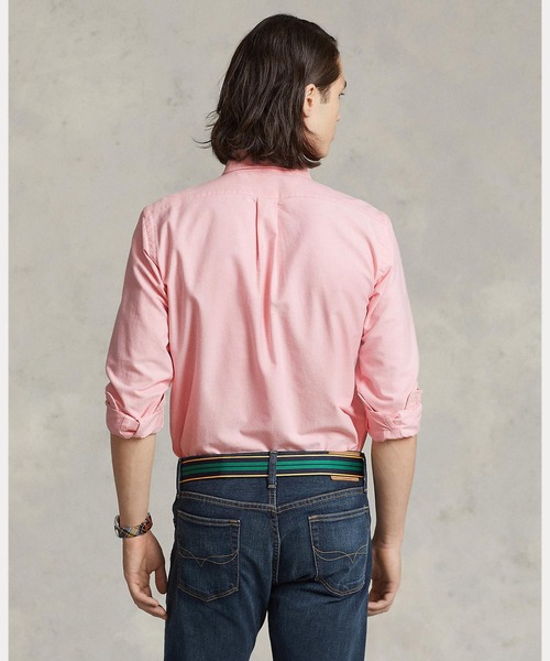 POLO RALPH LAUREN(ポロ ラルフ ローレン)の「アイコニック オックスフォード シャツ(シャツ/ブラウス・メンズ・ピンク・L/XL/M/XXL/S/XS)」の3枚目の写真