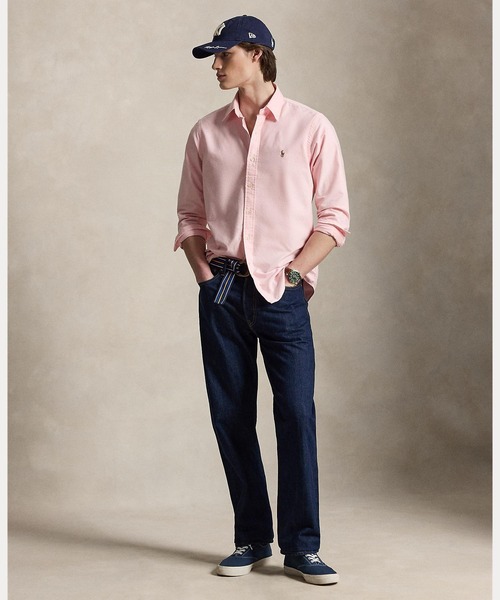 POLO RALPH LAUREN(ポロ ラルフ ローレン)の「アイコニック オックスフォード シャツ(シャツ/ブラウス・メンズ・ピンク・L/XL/M/XXL/S/XS)」の8枚目の写真