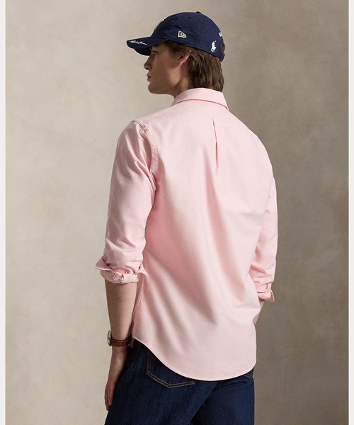 POLO RALPH LAUREN(ポロ ラルフ ローレン)の「アイコニック オックスフォード シャツ(シャツ/ブラウス・メンズ・ピンク・L/XL/M/XXL/S/XS)」の3枚目の写真