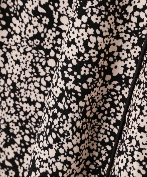 N.（N. Natural Beauty Basic）（エヌエヌナチュラルビューティーベーシック）の「◆コードパイピングプリントワンピース（ワンピース・レディース・ブラウン/カーキ/ブラック・MEDIUM）」の18枚目の写真