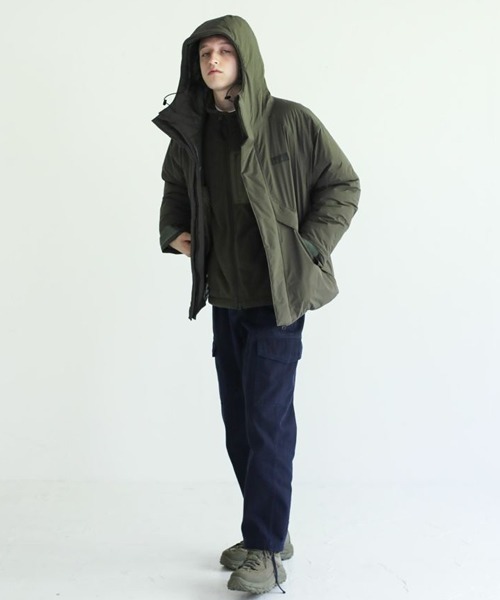 WILD THINGS(ワイルドシングス)の「WILD THINGS / ワイルドシングス CB DENALI JACKET 中綿ジャケット(ダウンジャケット/コート・メンズ・ブラック/グレー/オリーブドラブ・S/L/XL/M)」の6枚目の写真