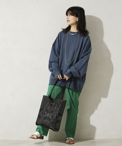 JOURNAL STANDARD relume（ジャーナルスタンダード　レリューム）の「【WEB限定】CALIFORNIA UPCYCLE クルーネックスウェット 2（スウェット・メンズ・ブラック/ネイビー/グレー/レンガ・MEDIUM/LARGE）」の5枚目の写真