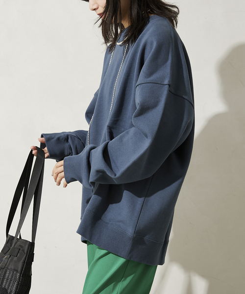 JOURNAL STANDARD relume（ジャーナルスタンダード　レリューム）の「【WEB限定】CALIFORNIA UPCYCLE クルーネックスウェット 2（スウェット・メンズ・ブラック/ネイビー/グレー/レンガ・MEDIUM/LARGE）」の9枚目の写真