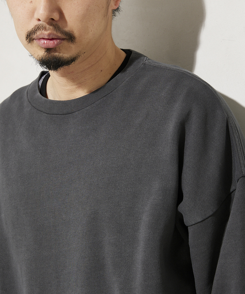 JOURNAL STANDARD relume（ジャーナルスタンダード　レリューム）の「【WEB限定】CALIFORNIA UPCYCLE クルーネックスウェット 2（スウェット・メンズ・ブラック/ネイビー/グレー/レンガ・MEDIUM/LARGE）」の12枚目の写真