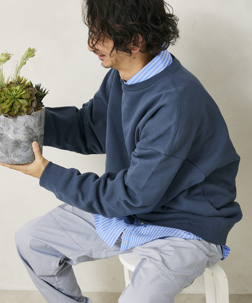 JOURNAL STANDARD relume（ジャーナルスタンダード　レリューム）の「【WEB限定】CALIFORNIA UPCYCLE クルーネックスウェット 2（スウェット・メンズ・ブラック/ネイビー/グレー/レンガ・MEDIUM/LARGE）」の20枚目の写真