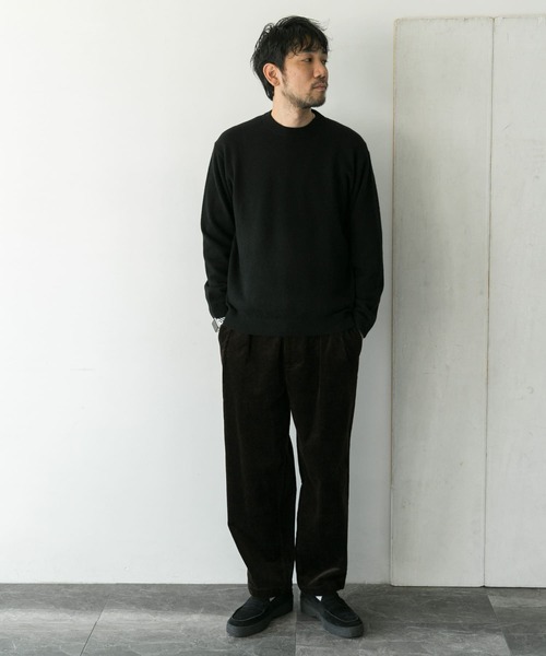 URBAN RESEARCH DOORS（アーバンリサーチドアーズ）の「ウールカシミヤクルーネックニット（ニット/セーター・メンズ・グレー/ロイヤルブルー/ブラック・38/40）」の16枚目の写真