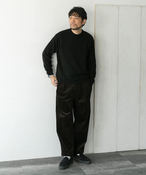 URBAN RESEARCH DOORS（アーバンリサーチドアーズ）の「ウールカシミヤクルーネックニット（ニット/セーター・メンズ・グレー/ロイヤルブルー/ブラック・38/40）」の17枚目の写真