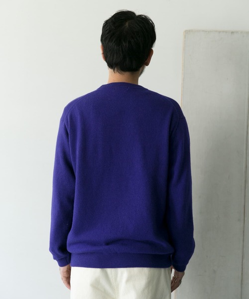 URBAN RESEARCH DOORS（アーバンリサーチドアーズ）の「ウールカシミヤクルーネックニット（ニット/セーター・メンズ・グレー/ロイヤルブルー/ブラック・38/40）」の20枚目の写真