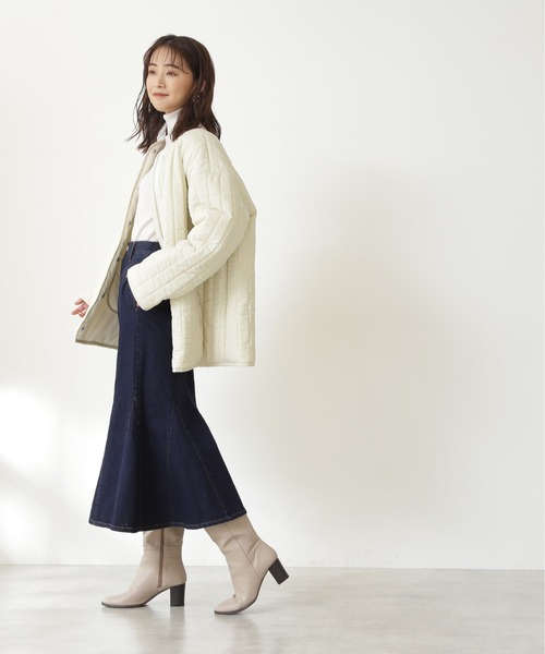 N.（N. Natural Beauty Basic）（エヌエヌナチュラルビューティーベーシック）の「【S Size Line】◆マーメイドデニムスカート（デニムスカート・レディース・ブラック/ワンウォッシュ・SMALL/MEDIUM）」の13枚目の写真