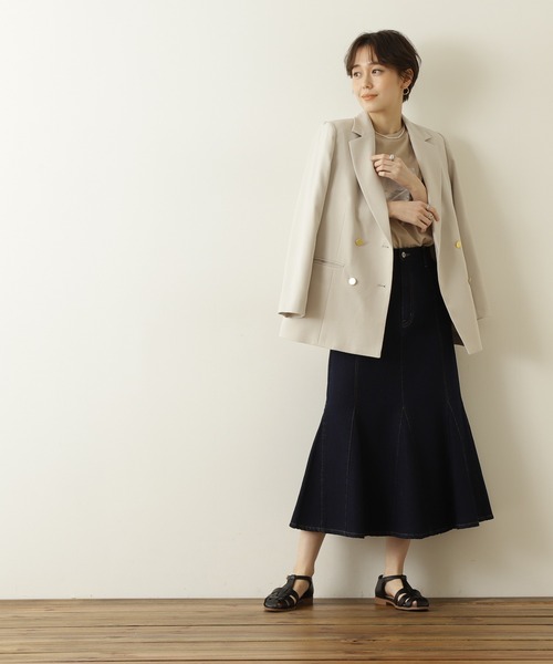 N.（N. Natural Beauty Basic）（エヌエヌナチュラルビューティーベーシック）の「【S Size Line】◆マーメイドデニムスカート（デニムスカート・レディース・ブラック/ワンウォッシュ・SMALL/MEDIUM）」の17枚目の写真