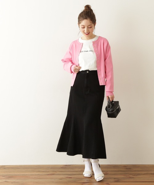 N.（N. Natural Beauty Basic）（エヌエヌナチュラルビューティーベーシック）の「【S Size Line】◆マーメイドデニムスカート（デニムスカート・レディース・ブラック/ワンウォッシュ・SMALL/MEDIUM）」の20枚目の写真