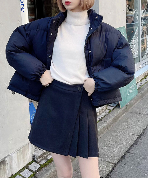 Voyage titty&Co.PETIT（ボヤージュティティアンドコープチ）の「【Voyage titty&Co. PETIT】ボリュームショートダウンコート（ダウンジャケット/コート・レディース・ホワイト/ブルー/ブラック・FREE）」の17枚目の写真