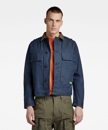 G-STAR | UTILITY FLAP POCKET JACKET PM/デニムジャケット(デニムジャケット)