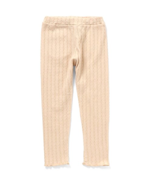 Seraph(セラフ)の「/リブスパッツ 10分丈(レギンス/スパッツ・キッズ・ベージュ/オフホワイト/ラベンダー/ベビーピンク/サックスブルー・110/130/140/70/80/90/95/100/120)」の5枚目の写真