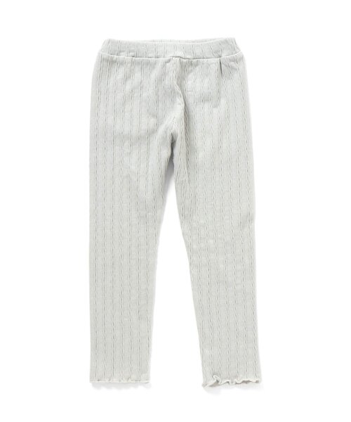 Seraph(セラフ)の「/リブスパッツ 10分丈(レギンス/スパッツ・キッズ・ベージュ/オフホワイト/ラベンダー/ベビーピンク/サックスブルー・110/130/140/70/80/90/95/100/120)」の4枚目の写真