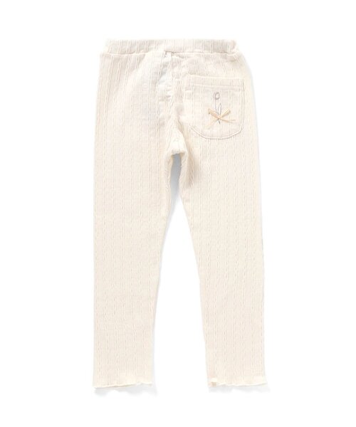 Seraph(セラフ)の「/リブスパッツ 10分丈(レギンス/スパッツ・キッズ・ベージュ/オフホワイト/ラベンダー/ベビーピンク/サックスブルー・110/130/140/70/80/90/95/100/120)」の12枚目の写真