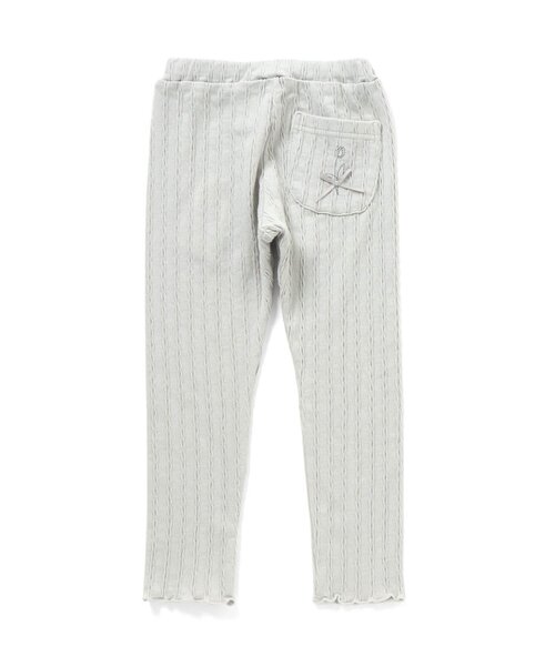 Seraph(セラフ)の「/リブスパッツ 10分丈(レギンス/スパッツ・キッズ・ベージュ/オフホワイト/ラベンダー/ベビーピンク/サックスブルー・110/130/140/70/80/90/95/100/120)」の7枚目の写真