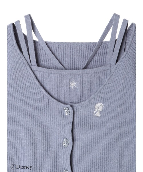 Maison de FLEUR（メゾンドフルール）の「Elsa/ニットアンサンブル（ニット/セーター・レディース・グレイッシュブルー・FREE）」の8枚目の写真