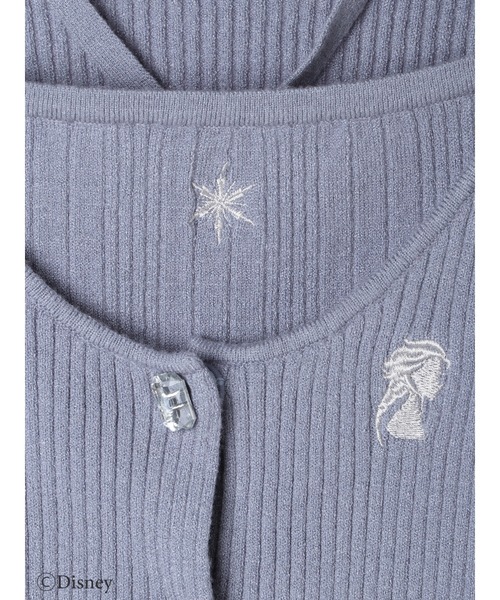 Maison de FLEUR（メゾンドフルール）の「Elsa/ニットアンサンブル（ニット/セーター・レディース・グレイッシュブルー・FREE）」の2枚目の写真