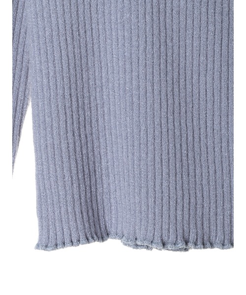 Maison de FLEUR（メゾンドフルール）の「Elsa/ニットアンサンブル（ニット/セーター・レディース・グレイッシュブルー・FREE）」の4枚目の写真