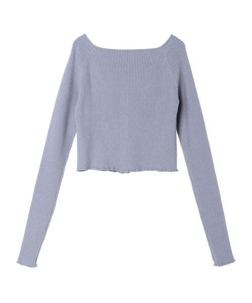 Maison de FLEUR（メゾンドフルール）の「Elsa/ニットアンサンブル（ニット/セーター・レディース・グレイッシュブルー・FREE）」の9枚目の写真