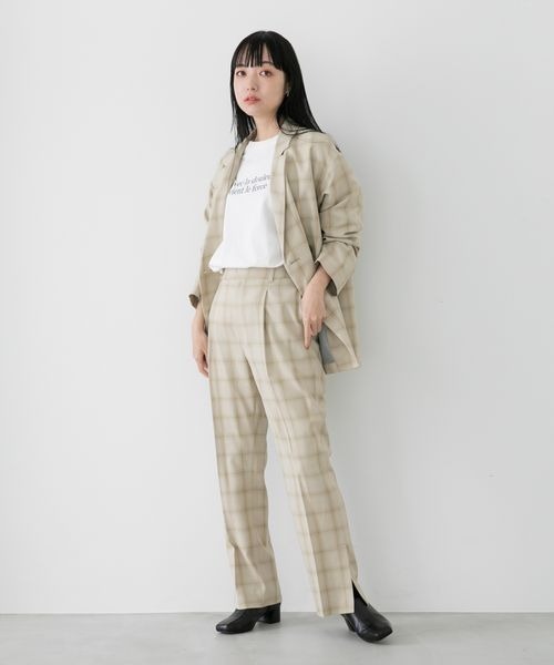 LOWRYS FARM(ローリーズファーム)の「ロゴTEELS 264235(Tシャツ/カットソー・レディース・アイボリー/オフホワイト/ピンク/ブラック・FREE)」の13枚目の写真