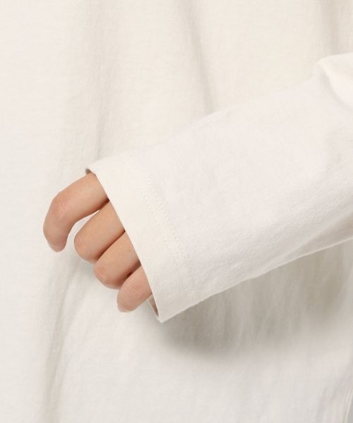 LOWRYS FARM(ローリーズファーム)の「ロゴTEELS 264235(Tシャツ/カットソー・レディース・アイボリー/オフホワイト/ピンク/ブラック・FREE)」の8枚目の写真