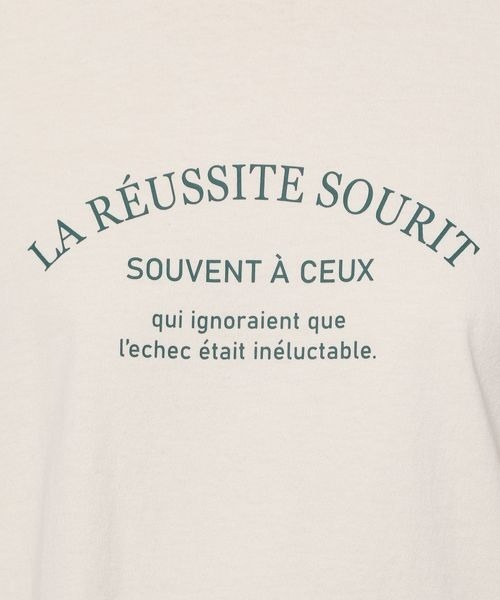 LOWRYS FARM(ローリーズファーム)の「ロゴTEELS 264235(Tシャツ/カットソー・レディース・アイボリー/オフホワイト/ピンク/ブラック・FREE)」の11枚目の写真