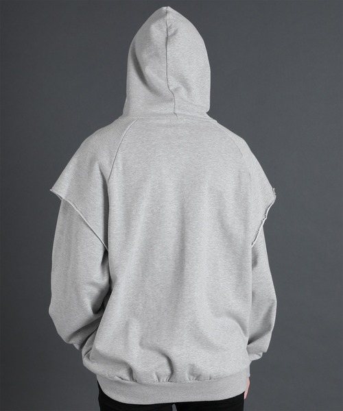 LANVIN en Bleu（ランバンオンブルー）の「WEARISTA とっしープロデュース “DOOPZ×LANVIN en Bleu”コラボパーカー（パーカー・メンズ・ブラック/グレー・46/48/50）」の10枚目の写真