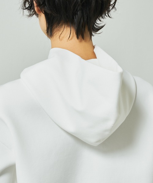 Lui's（ルイス）の「接結ニットパーカー（パーカー・レディース・オフホワイト/グリーン/ブラック・FREE）」の10枚目の写真