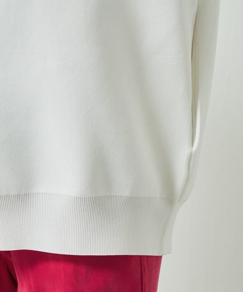 Lui's（ルイス）の「接結ニットパーカー（パーカー・レディース・オフホワイト/グリーン/ブラック・FREE）」の13枚目の写真