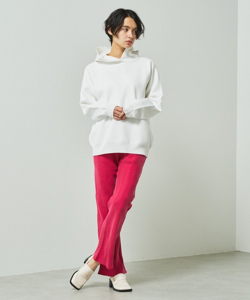 Lui's（ルイス）の「接結ニットパーカー（パーカー・レディース・オフホワイト/グリーン/ブラック・FREE）」の15枚目の写真