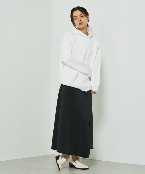 Lui's（ルイス）の「接結ニットパーカー（パーカー・レディース・オフホワイト/グリーン/ブラック・FREE）」の17枚目の写真