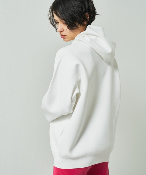 Lui's（ルイス）の「接結ニットパーカー（パーカー・レディース・オフホワイト/グリーン/ブラック・FREE）」の18枚目の写真