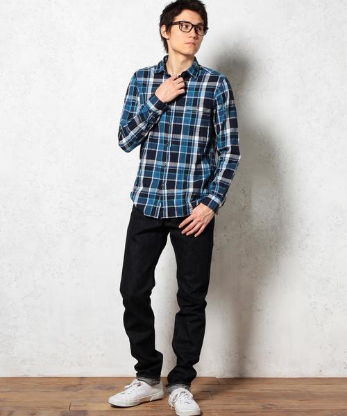 green label relaxing(グリーンレーベルリラクシング)の「SELVAGE 825TAPER デニム◆(デニムパンツ・メンズ・ネイビー・31inch/30inch/32inch/33inch/34inch/29inch)」の10枚目の写真