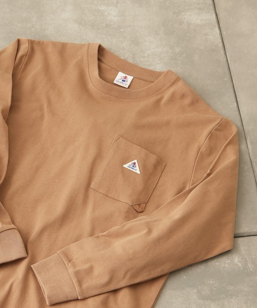 GEVACO(ゲバコ)の「【GEVACO / ゲバコ】度詰め天竺長袖TEE(Tシャツ/カットソー・メンズ・オフホワイト/ブラウン/ネイビー/サックスブルー・S/M/L)」の1枚目の写真