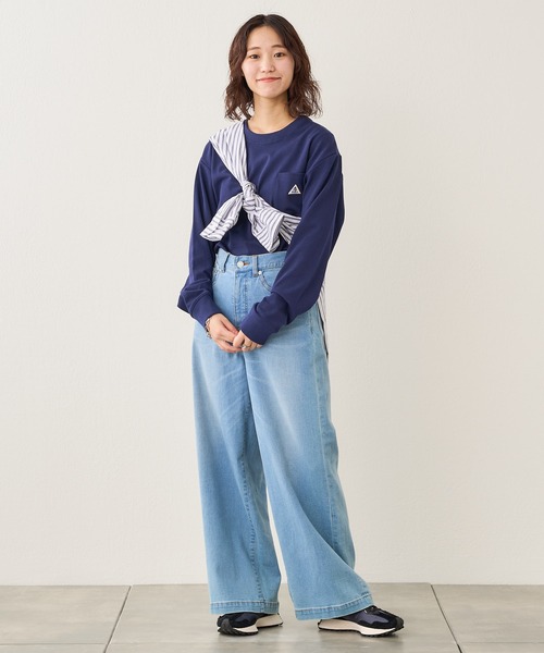 GEVACO(ゲバコ)の「【GEVACO / ゲバコ】度詰め天竺長袖TEE(Tシャツ/カットソー・メンズ・オフホワイト/ブラウン/ネイビー/サックスブルー・S/M/L)」の20枚目の写真