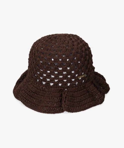 kaorinomori（カオリノモリ）の「カオリノモリ　フィーハット（ハット・レディース・ブラウン/ホワイト/オレンジ・FREE）」の10枚目の写真