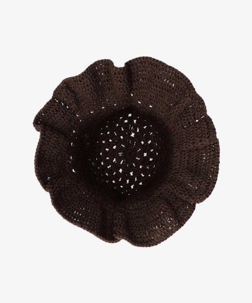 kaorinomori（カオリノモリ）の「カオリノモリ　フィーハット（ハット・レディース・ブラウン/ホワイト/オレンジ・FREE）」の13枚目の写真