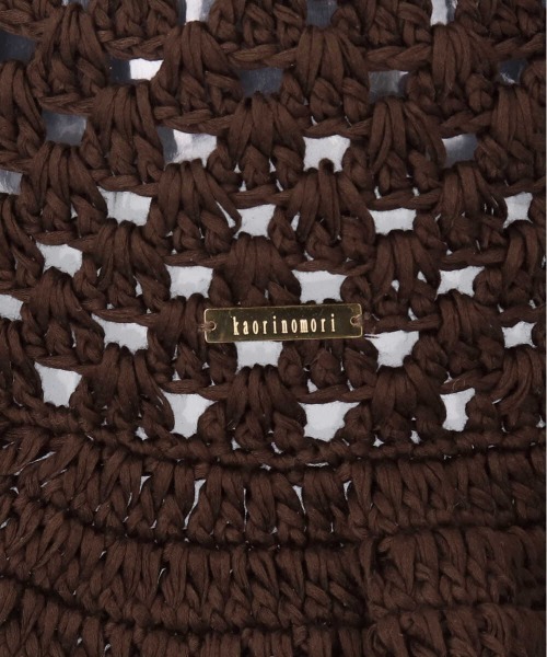 kaorinomori（カオリノモリ）の「カオリノモリ　フィーハット（ハット・レディース・ブラウン/ホワイト/オレンジ・FREE）」の15枚目の写真