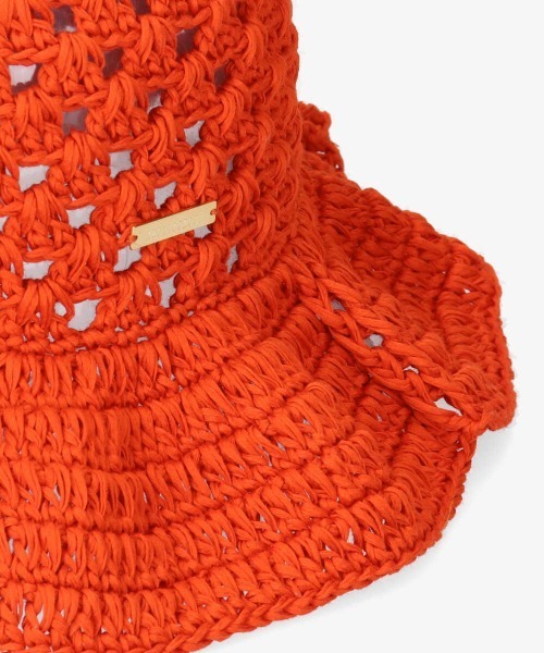 kaorinomori（カオリノモリ）の「カオリノモリ　フィーハット（ハット・レディース・ブラウン/ホワイト/オレンジ・FREE）」の19枚目の写真