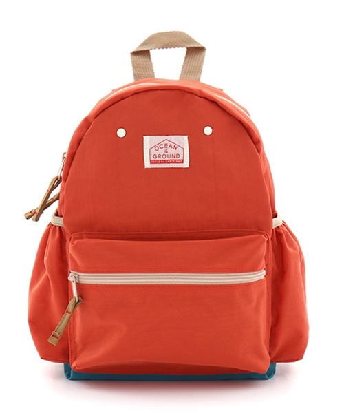 Ocean&Ground(オーシャン&グラウンド)の「DAYPACK GOODAY(kids/XS~M)(バックパック/リュック・キッズ・ブラック/ベージュ/ネイビー/レッド/カーキ/オレンジ/ブルー/マスタード/ラベンダー/ライトパープル/サーモンピンク/ローズ/ダークネイビー/ダークグリーン/ライトピンク/ターコイズブルー/グリーン・M/XS/S)」の17枚目の写真